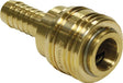 TEGUMA Schnellverschlusskupplung mit Tülle Messing NBR Schlauchweite 6 mm