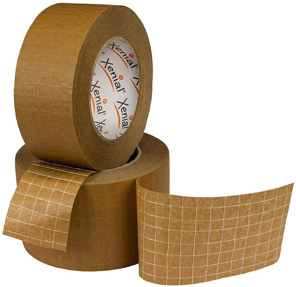 TRANSPAK Papierklebeband 50 mm x 50 m, 135 µm, 2 Längs- + 1 Sinusfaden