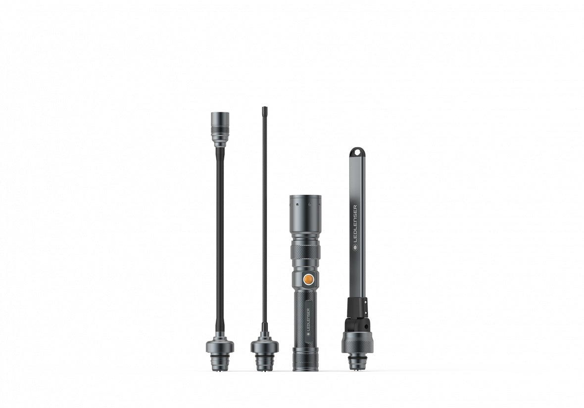 LEDLENSER Arbeitsleuchten-Set Worker's Friend 250-500 lm Li-Ion 130 m schwarz