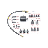 KROFtools 21tlg Diesel Einspritzdüsen Abzieher Pneumatischer Injektor Abzieher - Adapter Bosch Delphi Denso Siemens. Zum Demontieren festsitzender Einspritzdüsen & Glühkerzen. - toprools.com TP Profishop GmbH