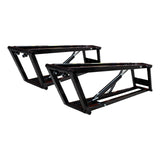 KROFtools 2500kg Set Mobile Hebebühne 90mm flach 9813 - ohne Hydrauliköl geliefert + Werkzeugwagen gefüllt, bestückt mit 160 Teile 8612 - 9813+8612