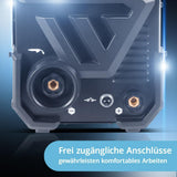 STAHLWERK Fülldrahtschweißgerät FLUX 160 ST Digital – 20-160 A, synergischer Drahtvorschub, IGBT, gasgekühlt