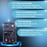STAHLWERK Plasmaschneidinverter CUT 50 P mit Zubehör – 15–45 A, HF-Pilotzündung, bis 15 mm Baustahl