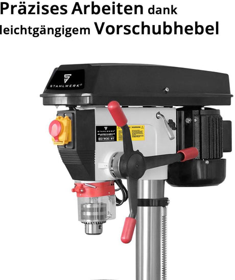 STAHLWERK BD-900 ST Säulenbohrmaschine 900 W MT3/MK3 – präzise Metallbearbeitung