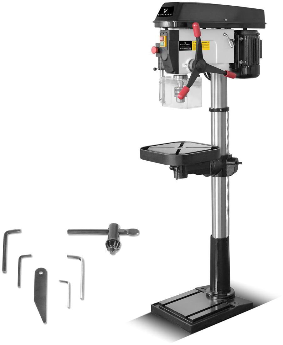 STAHLWERK BD-1500 ST Säulenbohrmaschine – 1500 W, MT4/MK4, 20 mm Bohrdurchmesser