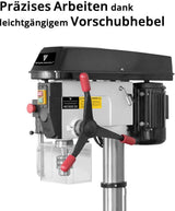 STAHLWERK BD-1500 ST Säulenbohrmaschine – 1500 W, MT4/MK4, 20 mm Bohrdurchmesser