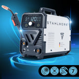 STAHLWERK Fülldrahtschweißgerät Mini FLUX 120 ST Digital mit Zubehör 20-120 A
