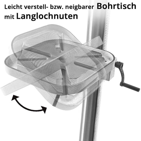 STAHLWERK BD-550 ST Säulenbohrmaschine MT2/MK2 550W 16mm für Metall, Holz & Kunststoff