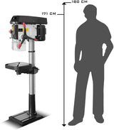 STAHLWERK BD-1500 ST Säulenbohrmaschine – 1500 W, MT4/MK4, 20 mm Bohrdurchmesser