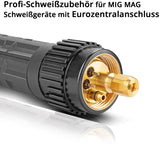 STAHLWERK AK25/MB25 Schweißbrenner 3m Gaskühlung 270A Eurozentralanschluss