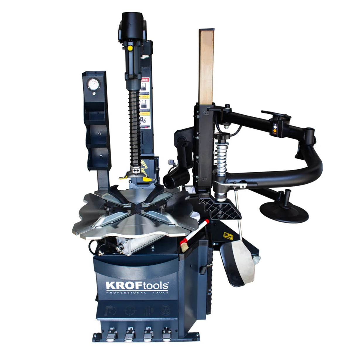 KROFtools 2 Speed Profi Reifenmontiermaschine HEAVY DUTY 14 - 26'' Runflat Reifen Montiermaschine mit Hilfsarm 400V - KIT90169018
