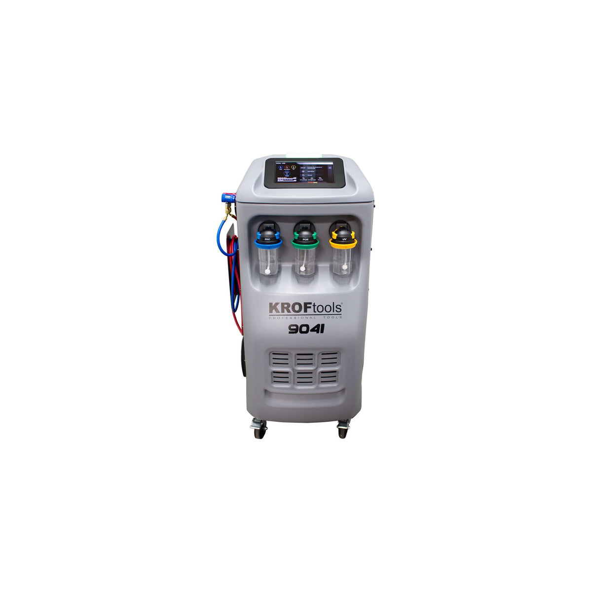KROFtools Profi Klimaservicegerät R1234yf Servicegerät vollautomatisch, 10" Farbdisplay, Thermodrucker - Modell - 9041