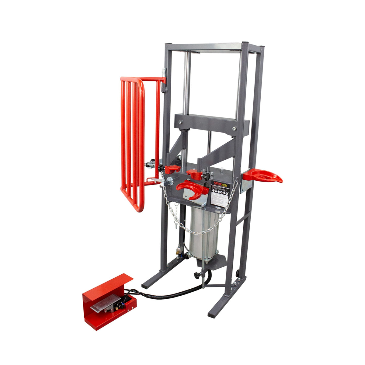KROFtools 1000kg hydraulischen McPherson-Federspanner, Hydraulischer Federkompressor - Pneumatischer Federspanner für Stoßdämpfer und Fahrwerksfedern