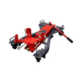 KROFtools 1000 kg Hydraulischer Getriebeheber mit verstellbarer Aufnahmeplatte für Getriebe & Motoren, 19–77 cm Hubhöhe, robust mobil - 4926