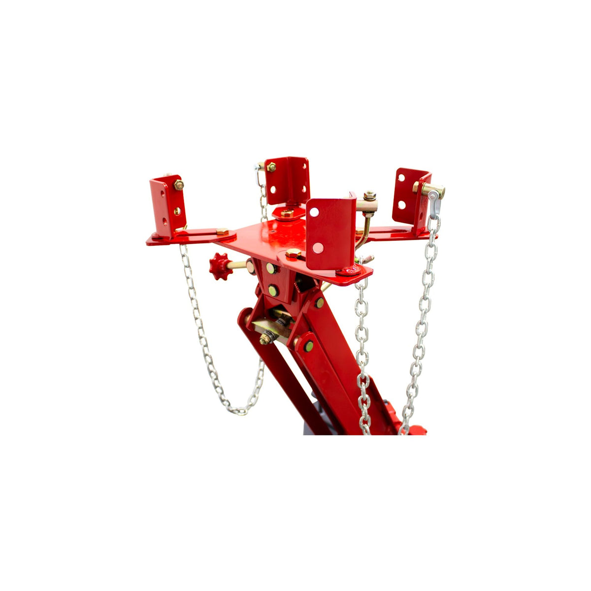 KROFtools 1000 kg Hydraulischer Getriebeheber mit verstellbarer Aufnahmeplatte für Getriebe & Motoren, 19–77 cm Hubhöhe, robust mobil - 4926