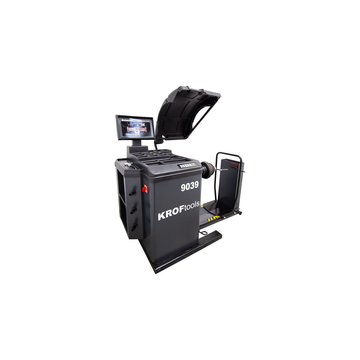 KROFtools Reifenwuchtmaschine für LLKW und LKW Felgendurchmesser: 13-24“ Felgenbreite: 5,5-20“ - 9039