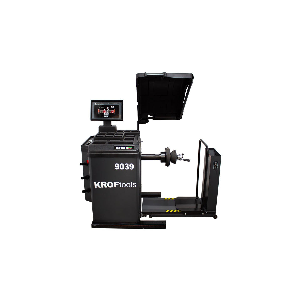 KROFtools Reifenwuchtmaschine für LLKW und LKW Felgendurchmesser: 13-24“ Felgenbreite: 5,5-20“ - 9039