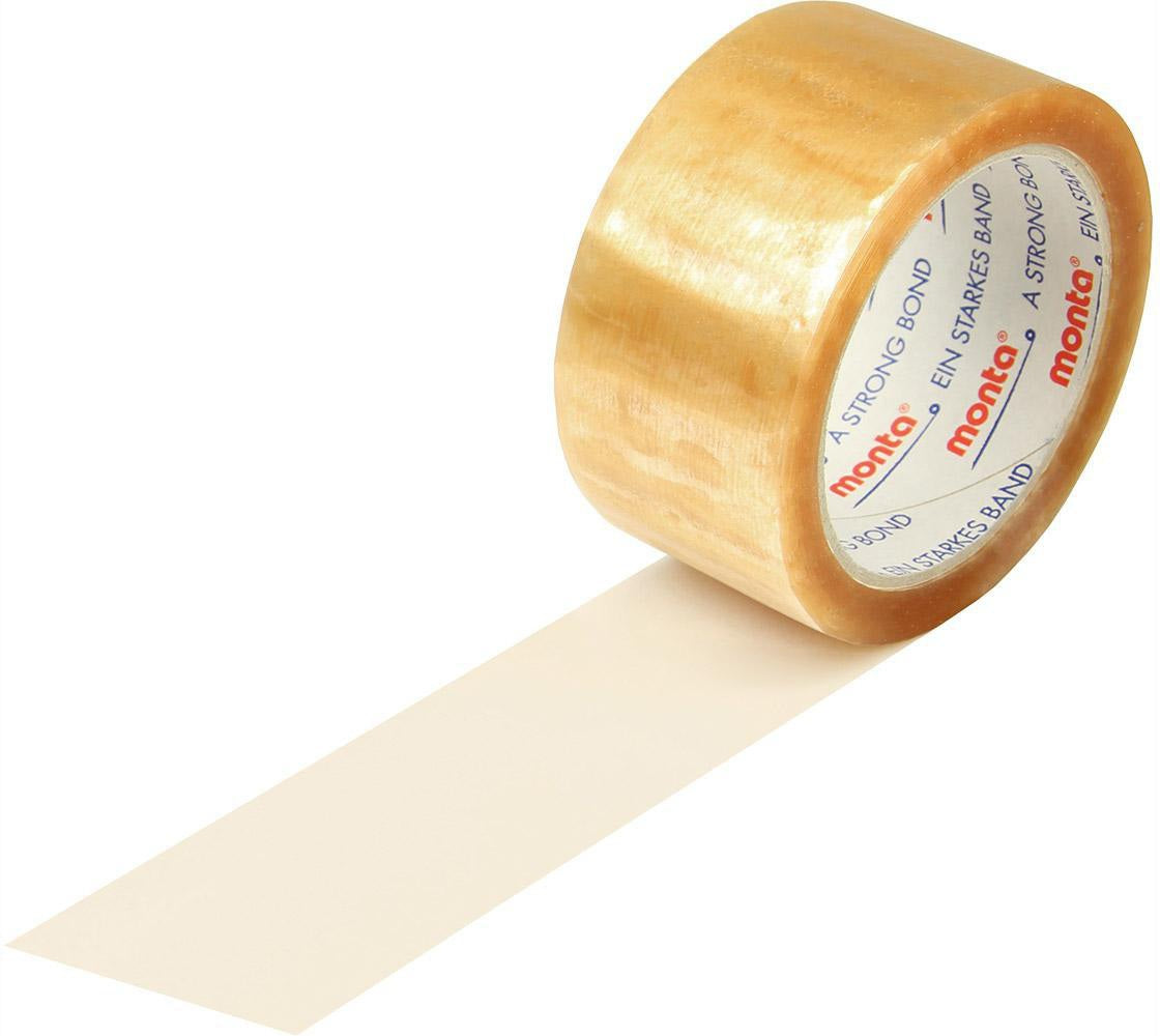 MONTA Klebeband 331 50 mm x 66 m braun – PP-Klebeband für mittelschwere Verpackungen