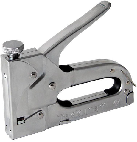 Handtacker Takkurat 44 von TRANSPAK – für Heftklammern 6/8/10/12/14 mm und Stifte 14 mm