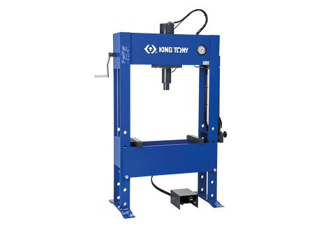 Heavy-duty King Tony hydraulic press machine available at toprools.com for workshop and repair tasks