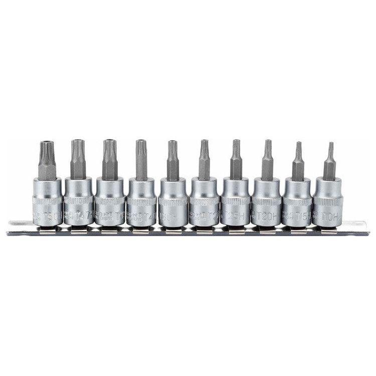 Deltach 3/8" Steckschlüsselschiene resi torx, 10tlg 501322