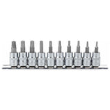 Deltach 3/8" Steckschlüsselschiene resi torx, 10tlg 501322