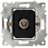 ASLO Phasenanschnittdimmer Drehdimmer 230V, 600 W CE/RoHS - Dimmer komplett Set RAL 9006 ALU - 8 Stück - 17,95€/Stk.