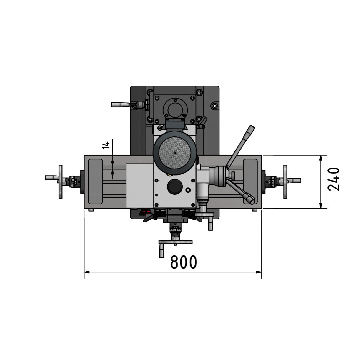 Optimum OPTImill Bohr-Fräsmaschine MB 4D - Art. 3338448