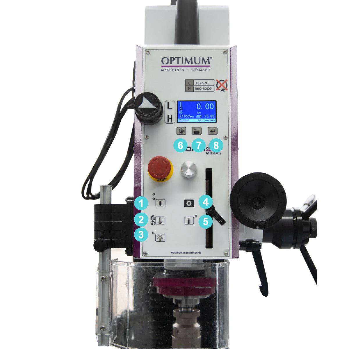 Optimum OPTImill Bohr-Fräsmaschine MB 4SVD - Art. 3338459