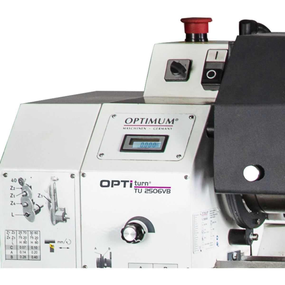 Optimum OPTIturn Leitspindeldrehmaschine TU 2506VB - Art. 3425010