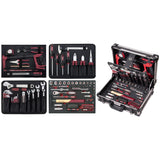 KRAFTWERK AluPro Werkzeugkoffer 3946 | 151-tlg. mit ergokraft Umschaltknarre & Bit-Sortiment – - KW-3946