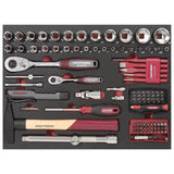 KRAFTWERK 3948 AluPro Werkzeugkoffer – 263-tlg. Profi-Komplettset im Aluminiumkoffer - KW-3948