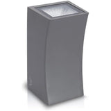 ASLO 3000K Moderne LED Design Außenleuchte 2x7W Outdoor LED - LED Outdoor Wandleuchte