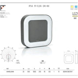 ASLO 20W 6000K IP54 LED-Außenwandleuchte, stylische  Design LED Outdoor Aussenleuchte