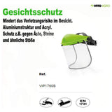 VITO Pro Visier Gesichtsschutz - Klappvisier - Visierschutz - Transparent - Augenschutz - VIP1760B