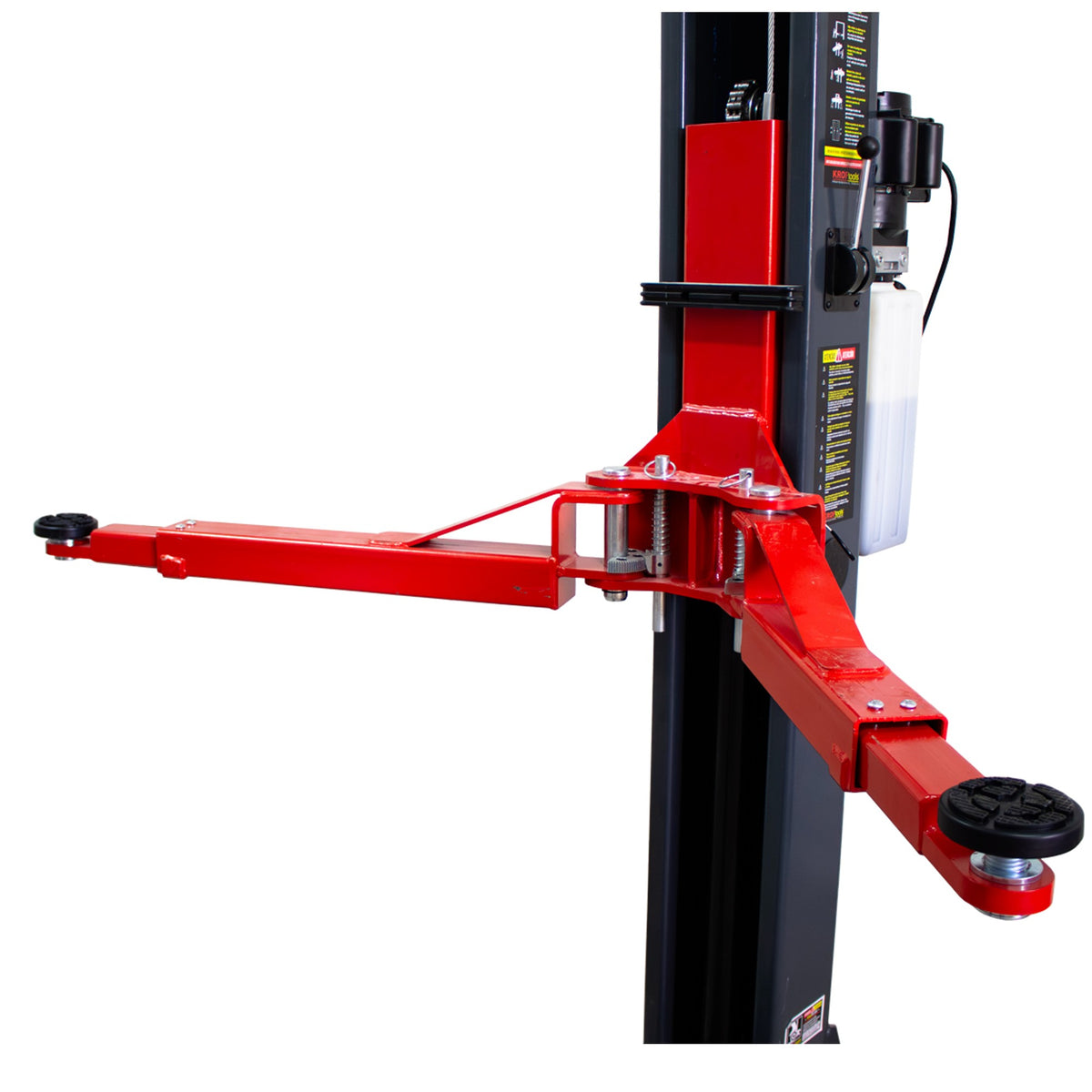 KROFtools 4.0 t Profi 2 Säulen Hebebühne - BASIC LINE Zwei-Säulen-Hebebühne 4 Tonnen 230V Anschluss und manueller Verriegelung - 9802