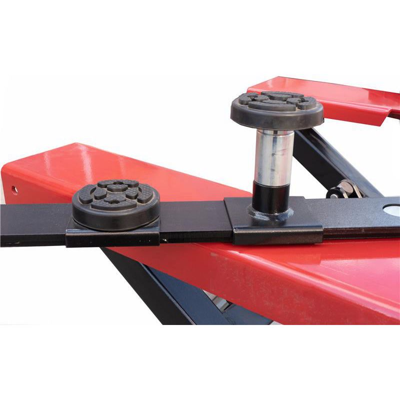 KROFtools 3t robuste KFZ Mobile Scherenhebebühne 11cm flach, 3000kg Hebebühne, verstelbare Arme - 9830