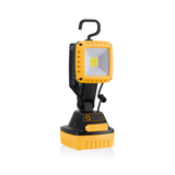 ASLO Magnet Akku LED-Arbeitslampe, USB wiederaufladbare Akku Arbeitstaschenlampe 10W, 1000 LM, 6000K
