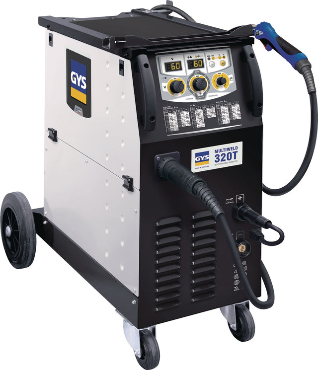 GYS MULTIWELD 320T MIG/MAG Schweißanlage 40-320 A gasgekühlt mit Zubehör
