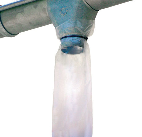 Fallrohrprovisorium FRP-100 von IAP – LDPE-Schlauchfolie 100 µm, 200 mm x 100 m
