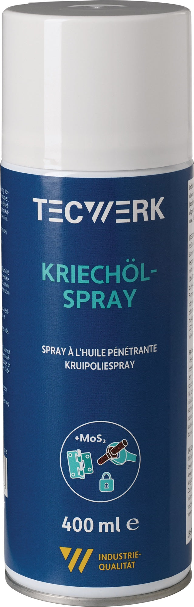 TECWERK Kriechölspray 400 ml – Rostlöser & Schmiermittel, silikonfrei, 12er-Pack