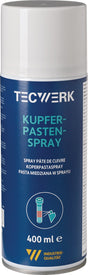 TECWERK Kupferpastenspray 400 ml – Hochtemperatur-Schmiermittel bis 1.100 °C
