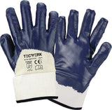 TECWERK Handschuhe Neckar Gr.9 blau Nitrilbeschichtung EN 388 PSA II
