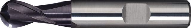 Vollradiusfräser 12 mm VHM TiAlN HB Z.2 kurz TECWERK – Präzisionswerkzeug für Stahl & NE-Metalle
