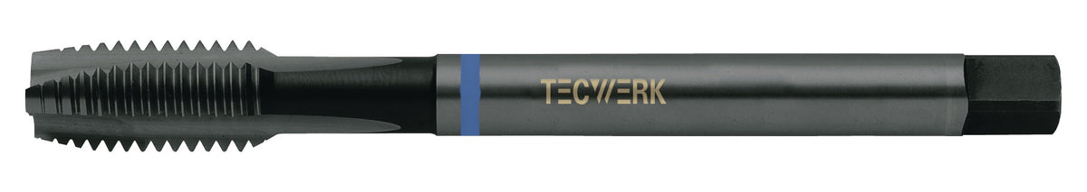 TECWERK Maschinengewindebohrer DIN 5156B VA G 1/8 Zoll HSS-Co vaporisiert