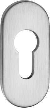 EDI Feuerschutzcliprosette 0813/6 Aluminium F1 Ovalrosette für Profiltüren