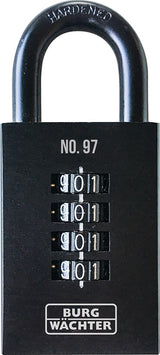 BURG-WÄCHTER Zahlenvorhangschloss Numero 97 Guss 40 mm mit 4-stelligem Zahlencode