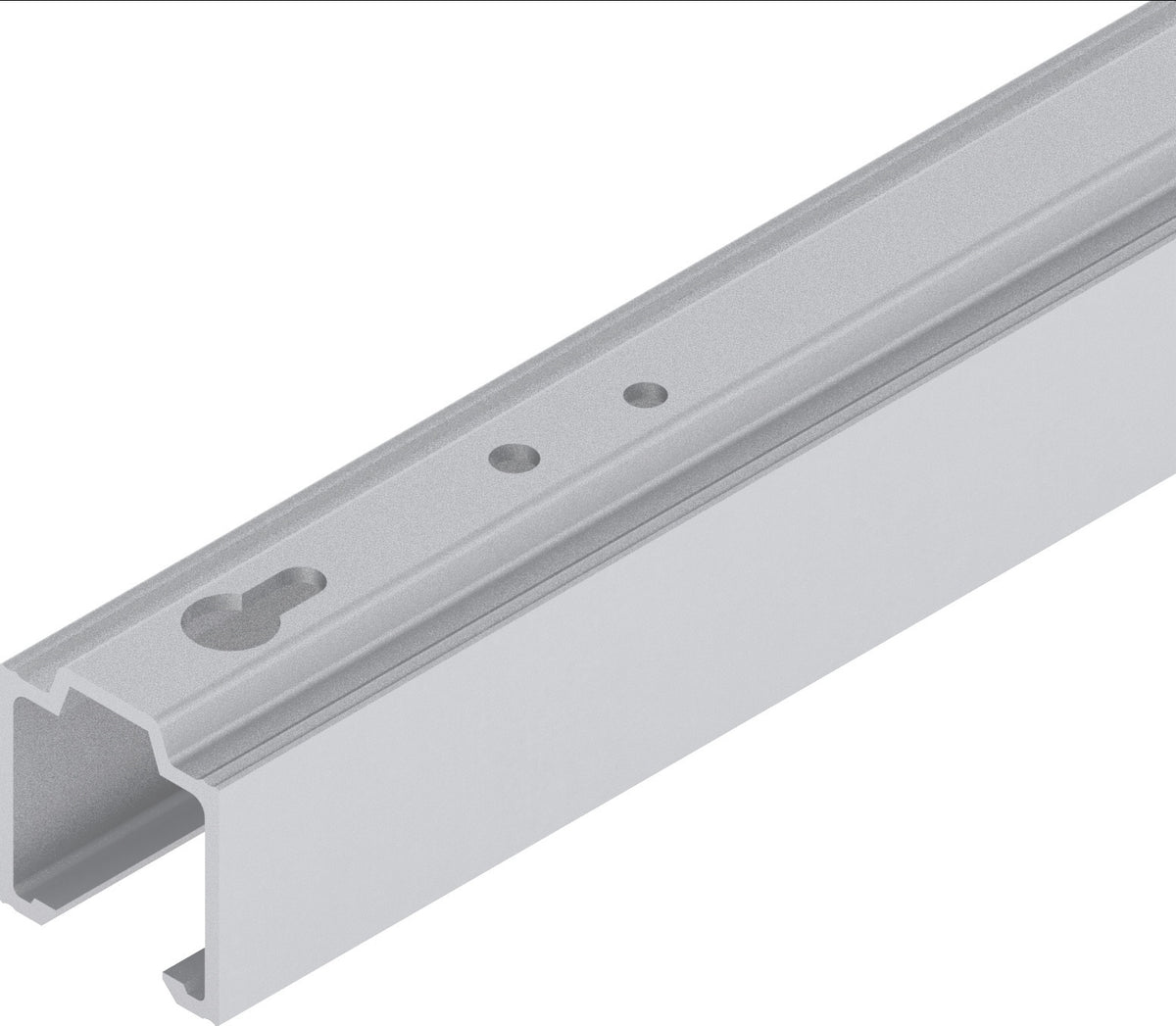 HELM Laufschiene 53/73 Aluminium EV1 eloxiert 1300 mm für Schiebetüren bis 80 kg