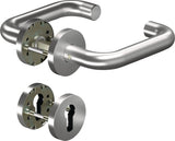 OGRO Feuerschutzgarnitur 8100/6501/6612 Alu für Türstärke 38-63 mm DIN L/R