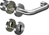 OGRO Feuerschutzgarnitur 8100/6501/6612 Alu für Türstärke 38-63 mm DIN L/R